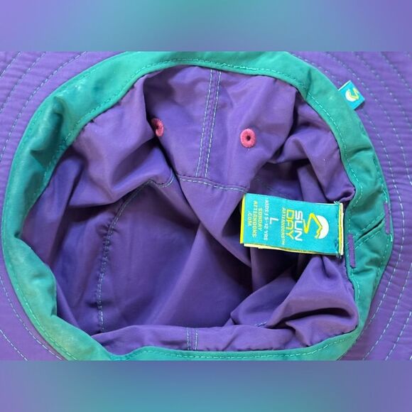 Kids Sunday Afternoons Sun Protection Pink Floral Bucket Hat Size L (ages 5-12) - Picture 4 of 6